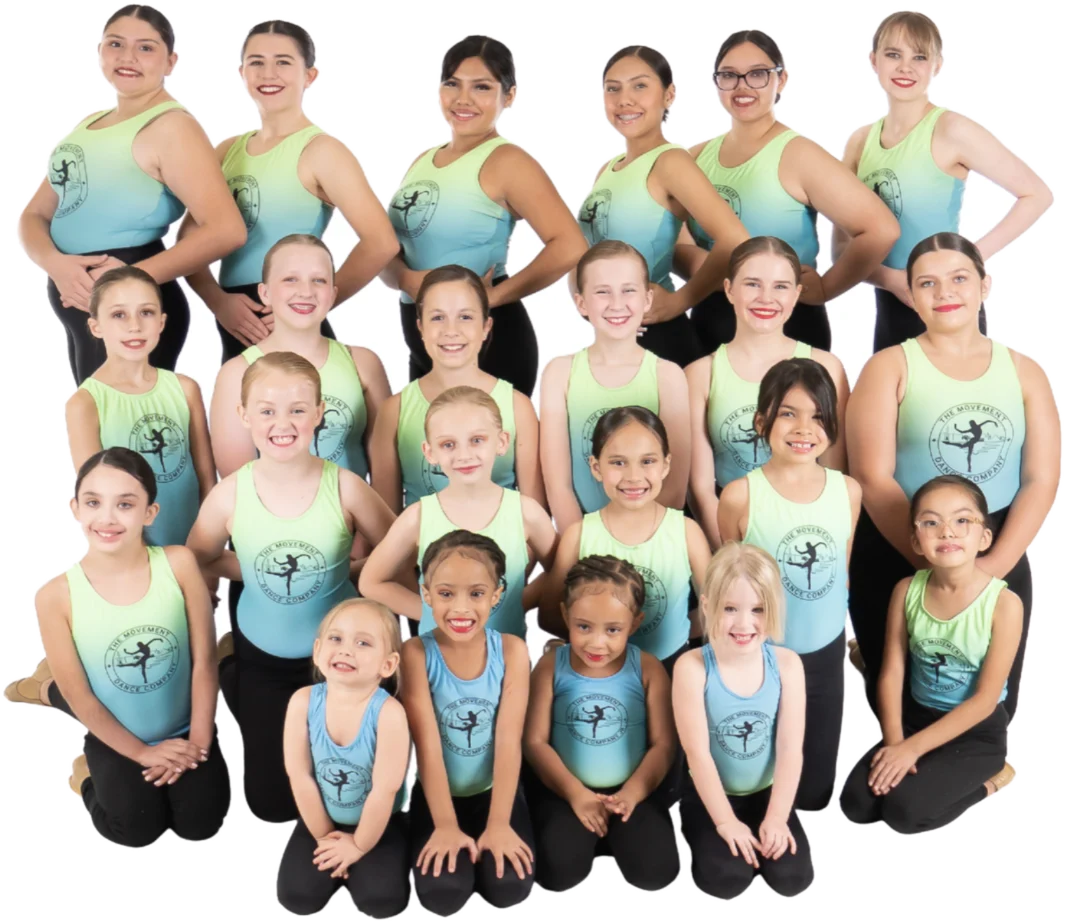 The Movement Dance Company dancers in their team tops