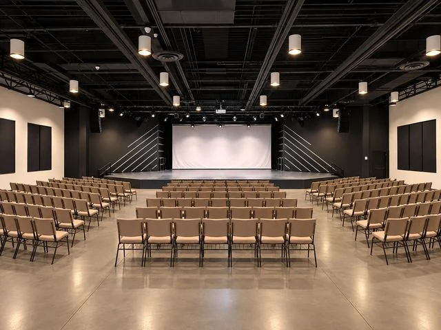 Ovation Theatre with theatre-style audience seating